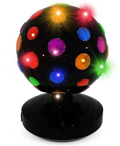 PartyFunLights - Discolamp - werkt op USB én batterijen - Multi-color - Roterend