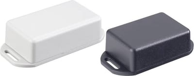 Hammond Electronics 1551MFLBK 1551MFLBK Euro-behuizing 35 x 35 x 20 ABS Zwart 1 stuk(s)