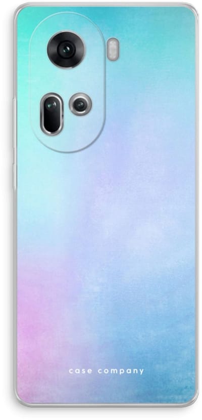 Case Company® - Hoesje geschikt voor Oppo Reno 11 hoesje - Mist pastel - Soft Cover Telefoonhoesje - Bescherming aan alle Kanten en Schermrand