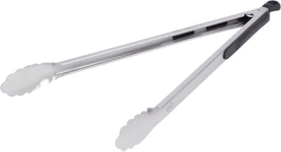 Rösle Grilltang - Barbecue Tang - BBQ - Zilver - Roestvrijstaal - 40x3,5x3,5 - Soft Grip Handgrepen