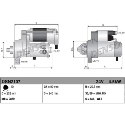 Starter DENSO DSN2107