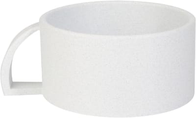 Scheerzeepbakje - Schuimkom - Dagelijkse verzorging - Verbeterde schuimondersteuning - 7 cm breed - Wit