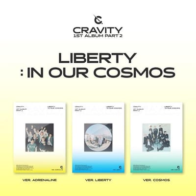 CRAVITY 1e album deel 2 [LIBERTY : IN ONZE KOSMOS] Random,No poster black