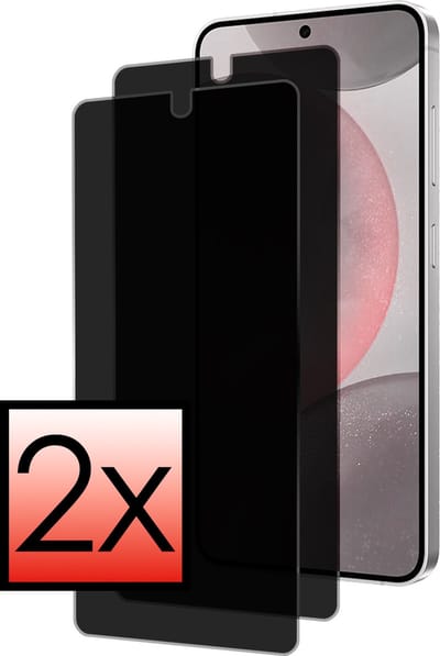 Screenprotector - 2 Stuks - Geschikt voor Samsung Galaxy S24 - Privacy Filter - Beschermglas - Gehard Glas - Tempered Glass - Screen Protector - Anti Spy - Full Display Cover