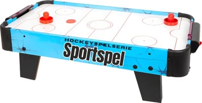 DnA® Air Hockey - Airhockey - Air Hockey Tafel - Blauw - 36cm x 21cm x 69cm