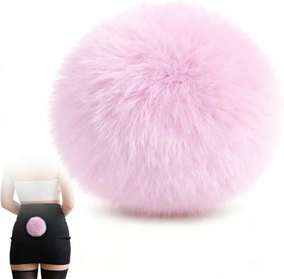 Bunny Staart Kostuum voor Cosplay en Feestjes - Perfect voor Carnaval, Halloween en Pasen met Accessoires voor Dierenoutfits