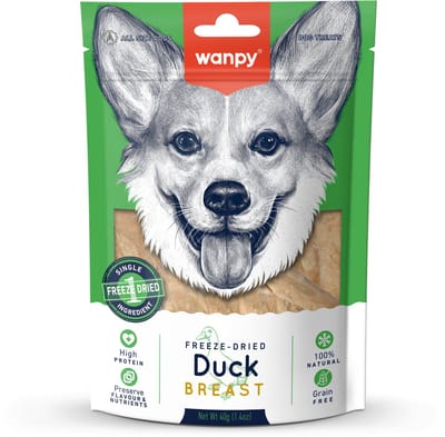 Wanpy - Gevriesdroogde Eend - hondensnack