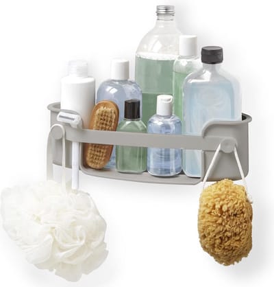 Umbra Hoekbakje douche - 1004435-918 - Ophangen zonder boren