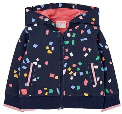 Boboli Fleece Printed Jas Blauw 4 Years Kinderen