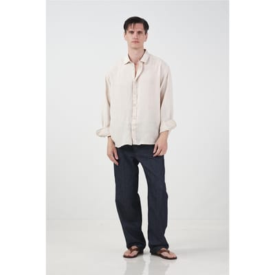 Overmaatse Lange Mouw Knopshirt