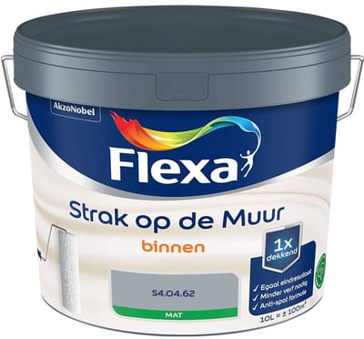 Flexa - Strak Op De Muur Binnen Mat - S4.04.62 - Mengverf - 10 L