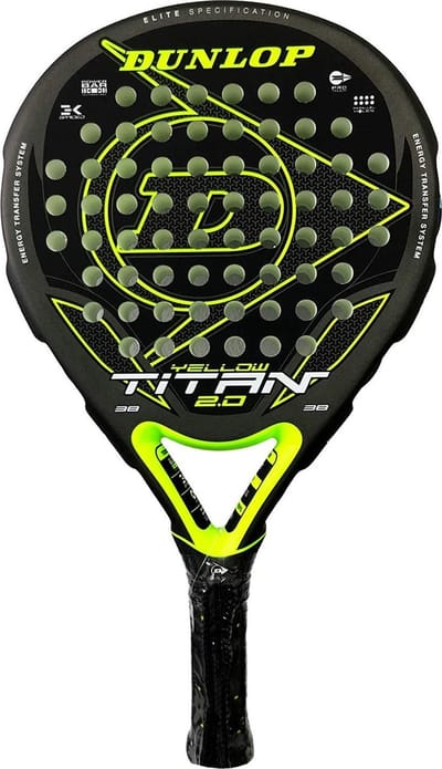 Dunlop Titan 2.0 Exclusive padel racket Zwart-Geel