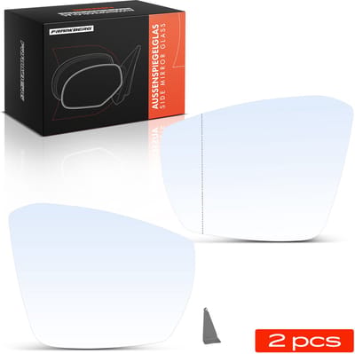 Frankberg 2x Spiegelglas Buitenspiegel Voor voor VW T-ROC A11 D11 AC7