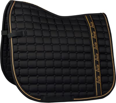 Harry's Horse Zadeldek  Denici Cavalli Gold - Black-gold - veelzijdigheid Cob