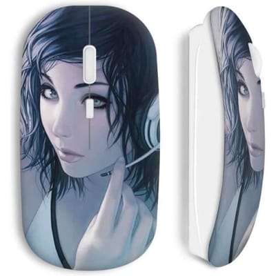 Draadloze Mouse Girl-muziek