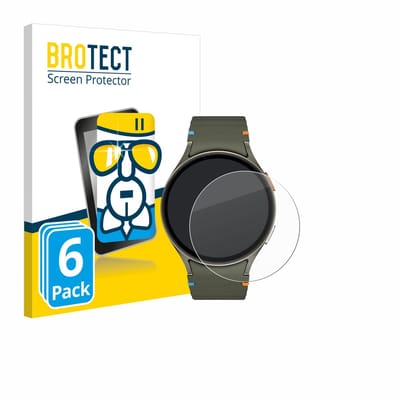 Screenprotector 6 Stuks voor Samsung Galaxy Watch 7 (44 mm) Beschermglas transparant