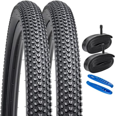 2x Racefietsbanden 26 inch en 2x Binnenbanden 26 inch met Schrader Ventiel