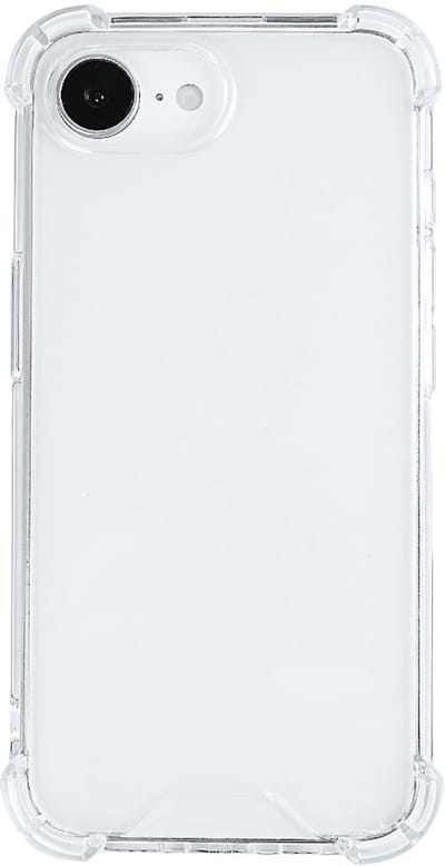 Rixus Anti-Burst Case For Apple iPhone 16e, 17e Transparent