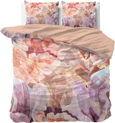 Sleeptime Alda Dekbedovertrekset - Lits-jumeaux - 240X200/220 + 2 x kussenslopen 60x70 - Roze