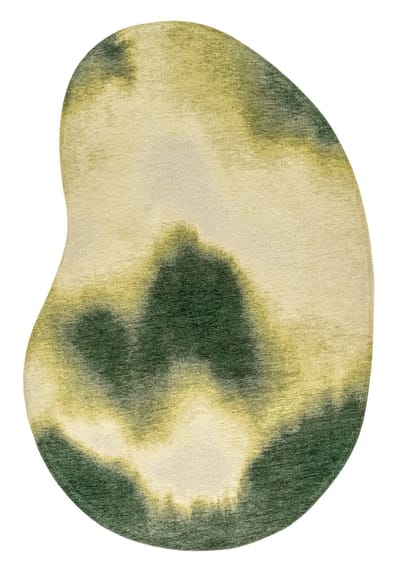 Wasbaar Binnen & Buiten Vloerkleed - 170 x 235 cm - Louis De Poortere Aquarelle Leaf - Laagpolig Tapijt - Gerecycled PET - Made in Belgium - Circulair