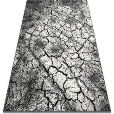 Kleden Rugsx Tapijt KARMEL Terra gebarsten grond grijs 160x220 cm