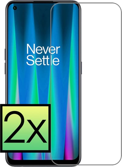 Screenprotector - 2 Stuks - Geschikt voor OnePlus Nord CE 2 Lite - Extra Sterk - Beschermglas - Gehard Glas - Tempered Glass - Screen Protector - Bescherm Cover