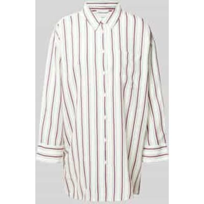 Extra lange overhemdblouse