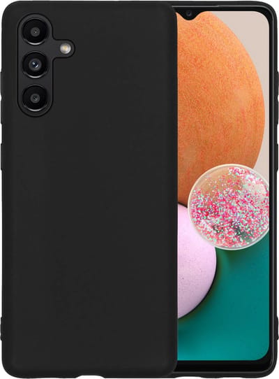 Hoesje - Geschikt voor Samsung Galaxy A13 5G - Sterk & Shockproof - Hoes Cover - Siliconen Case - Telefoonhoesjes - Zwart