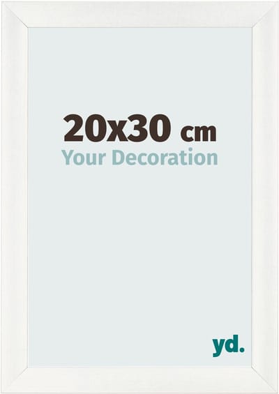 Your Decoration - Fotolijst 20x30 cm - MDF - Wit Geveegd - Pisa