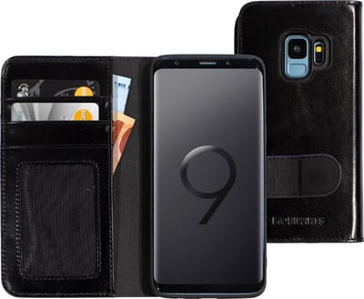 Mobiparts Excellent Wallet Case geschikt voor Samsung Galaxy S9 - Zwart