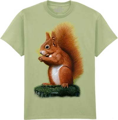 Rode Eekhoorn Red Squirrel The Coloured House T-shirt M