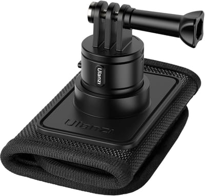 Ulanzi CO62 Go Quick II Backpack Clip Mount - Magnetische Quick Release - 360 Graden Draaibaar - Kunststof - Zwart