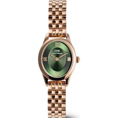 Daniel Wellington DW Watch Ophelia Mini Emerald Rose Gold 22x25.5mm