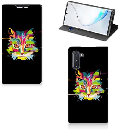 Samsung Galaxy Note 10 Magnet Case Cat Color