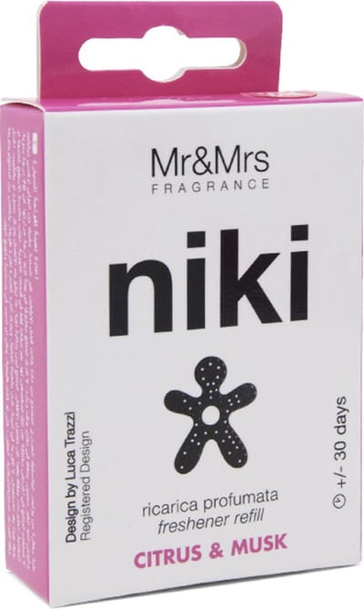 Mr & Mrs Fragrance NIKI Car Refill - Citrus & Musk