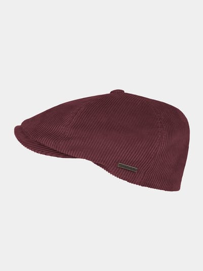 Diesel - Corduroy flatcap - Bordeaux rood
