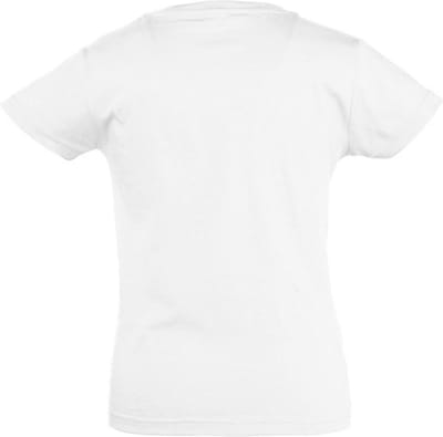 SOLS Meisjes Kersen Korte Mouw T-Shirt (Wit)