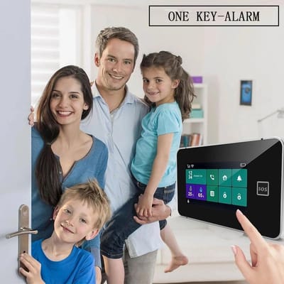 Alarmsysteem - Draadloze Beveiliging - Thuis Bewaken - App Bediening - 25 cm - Zwart