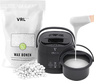 VRL Smart Wax Apparaat Starter Kit - Ontharingsapparaat - Europese Kokos Wax Bonen - Vegan