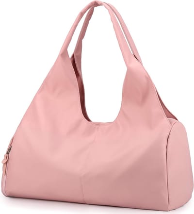 Sporttas Dames - Reistas Gymtas - Weekendje Weg - Waterproof Nylon Stof - 48 x 20 x 27 cm - Roze