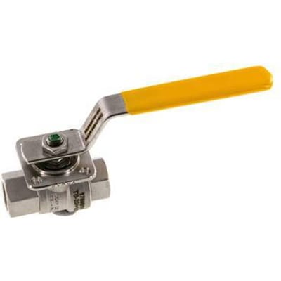 Rp 3/8 inch Gas 2-Weg RVS Kogelkraan - BL2SH-AM-GA-038