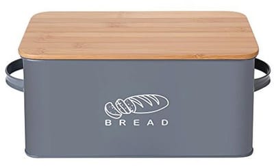 Broodbak met Bamboe Deksel - Keukenopberger voor Vers Brood