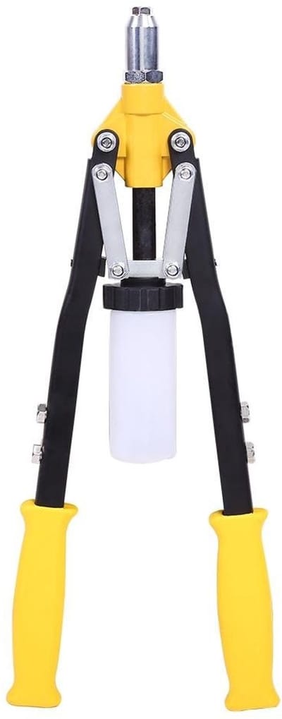 Dailygoody - Professionele Klinknageltang - Ergonomische Greep - Duurzaam en Sterk - Handnietmachine - Inclusief 5 Mondstukken - Voor Diverse Klinknagel