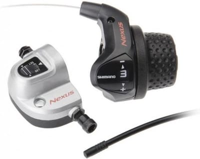 Shimano Draaiversteller Nexus 3 Sl-3s41e Rechts Zilver/zwart