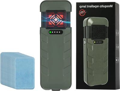 Draagbare Elektrische Muggenbeschermer 3-in-1 Met Campinglamp en Oplaadbare Batterij voor Binnen en Buiten Activiteiten, Effectieve Muggenbestrijding en Bescherming
