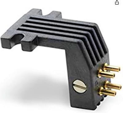 Analoge T4P-adapter halve inch P-vatting (4163) zwart