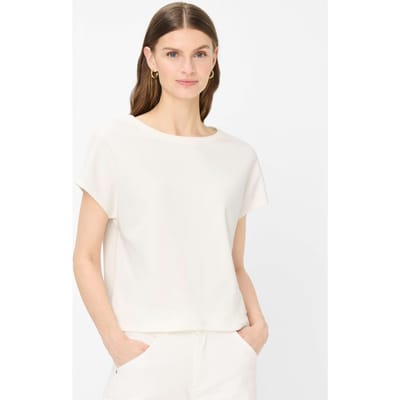 Brax Dames Shirt  Style CATHY S soft ecru, crèmewit, maat 48