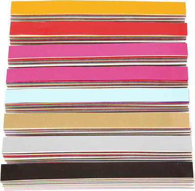 Slinger Stroken, L: 16 cm, B: 15 mm, diverse kleuren, 2400 stuk/ 1 doos