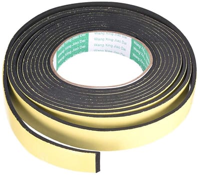 Dailygoods- Afdichtingsschuimtape 20 mm breed - Zelfklevende Weerstrip - Schokbestendig - Geluidsdemping - Isolatie - Ozonbestendig