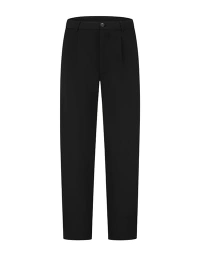 Duquezzi Wool Blend Trousers Pantalons Zwart Dqa50026009